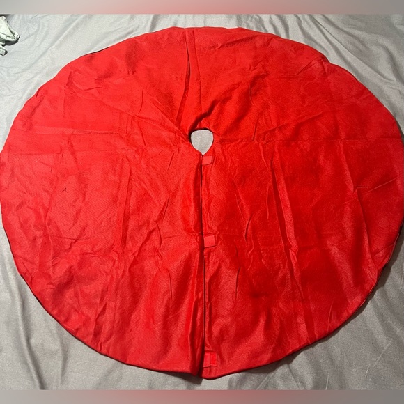 Checkered Christmas Tree Skirt 44” - Picture 2 of 2